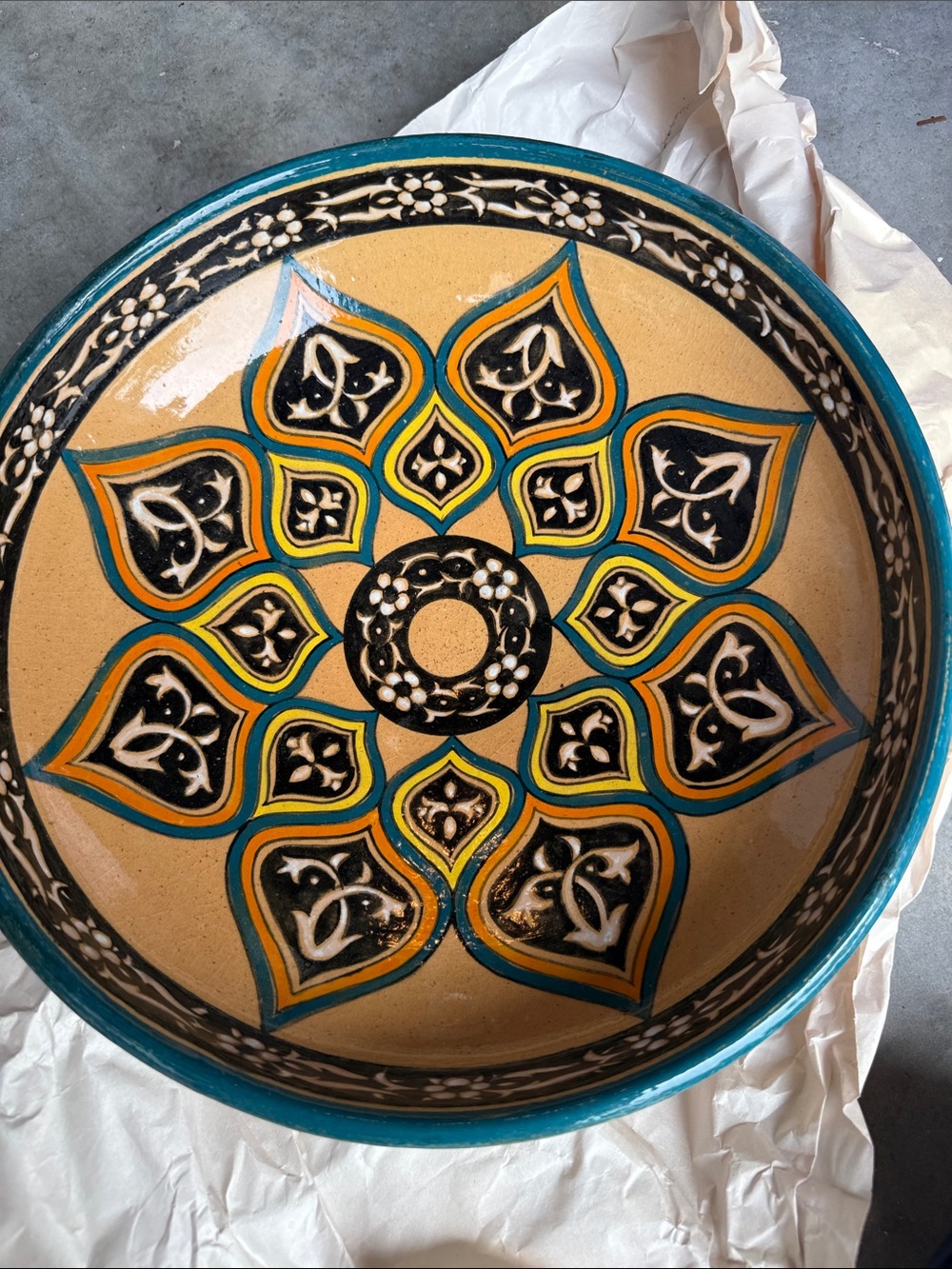 Handmade Moroccan Ceramic Bowl